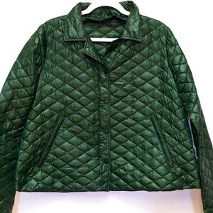 Duvetica Lightweight Pure Goose Down Puffer Jacket EU 48 Dark Green
